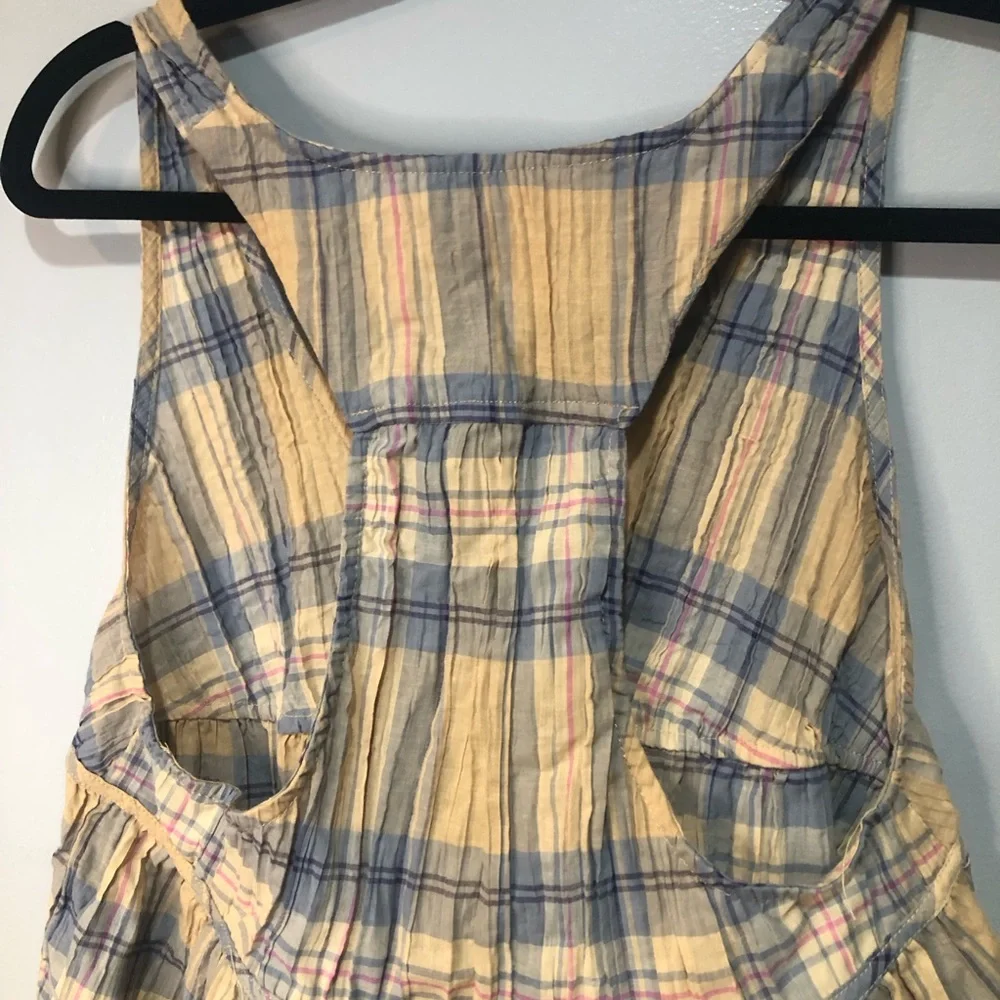 Urban Outfitters Plaid Button Tank Top - Picture 5 of 6